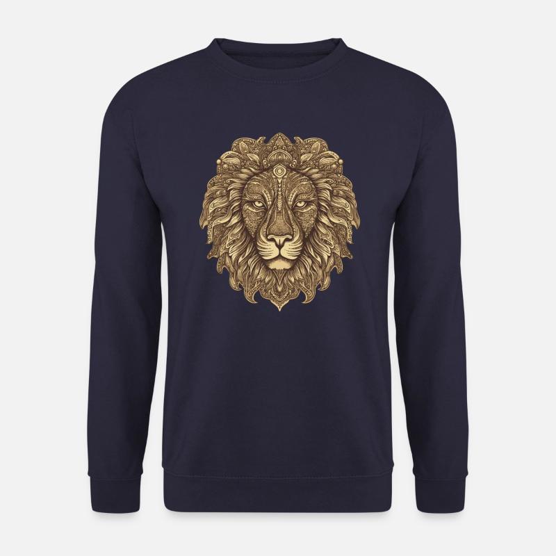 Löwe Portrait - Unisex Pullover - Navy