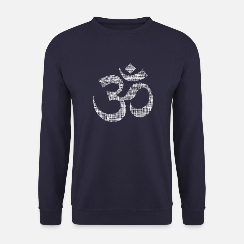 Yoga Om - Unisex Pullover - Navy