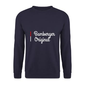Bamberg - Unisex Pullover - Navy - Vorne - Alina (178cm) & Michal (187cm)