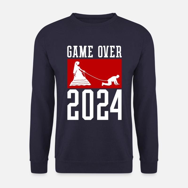 Game Over 2024 Hochzeit - Unisex Pullover - Navy