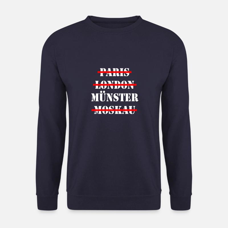 MÜNSTER Stadt Geschenk Geschenkidee - Unisex Pullover - Navy