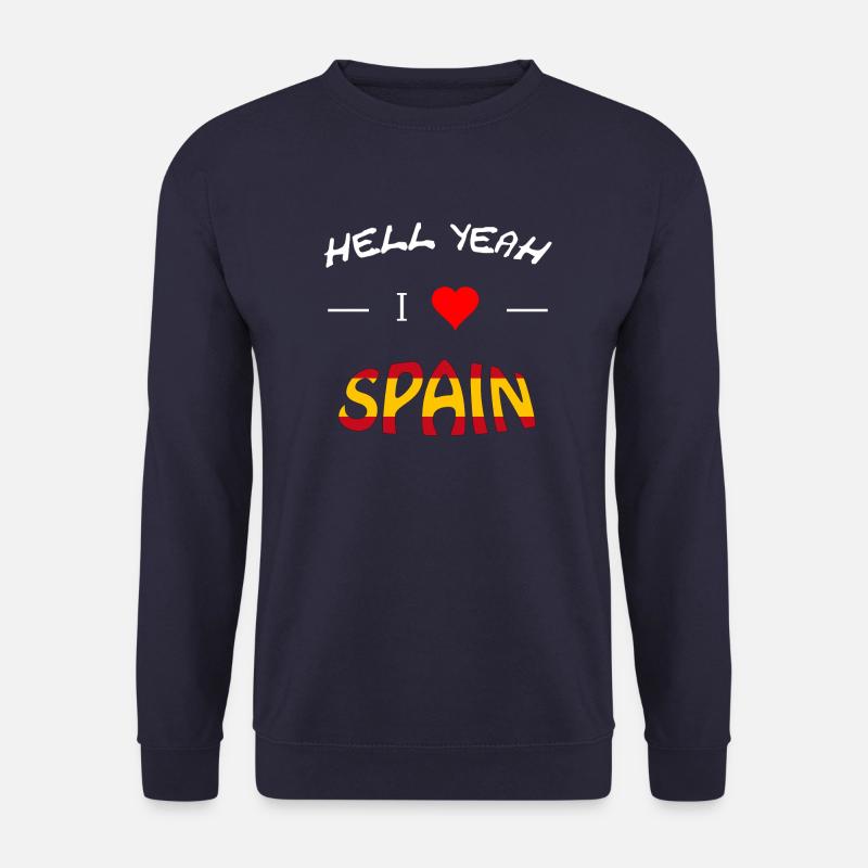 Spain, made in spain, spain, Madrid, i love spain - Unisex Pullover - Navy