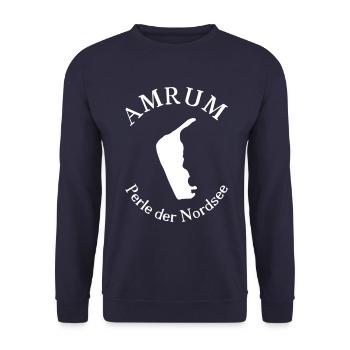 Amrum - Unisex Pullover - Navy - Vorne - Alina (178cm) & Michal (187cm)