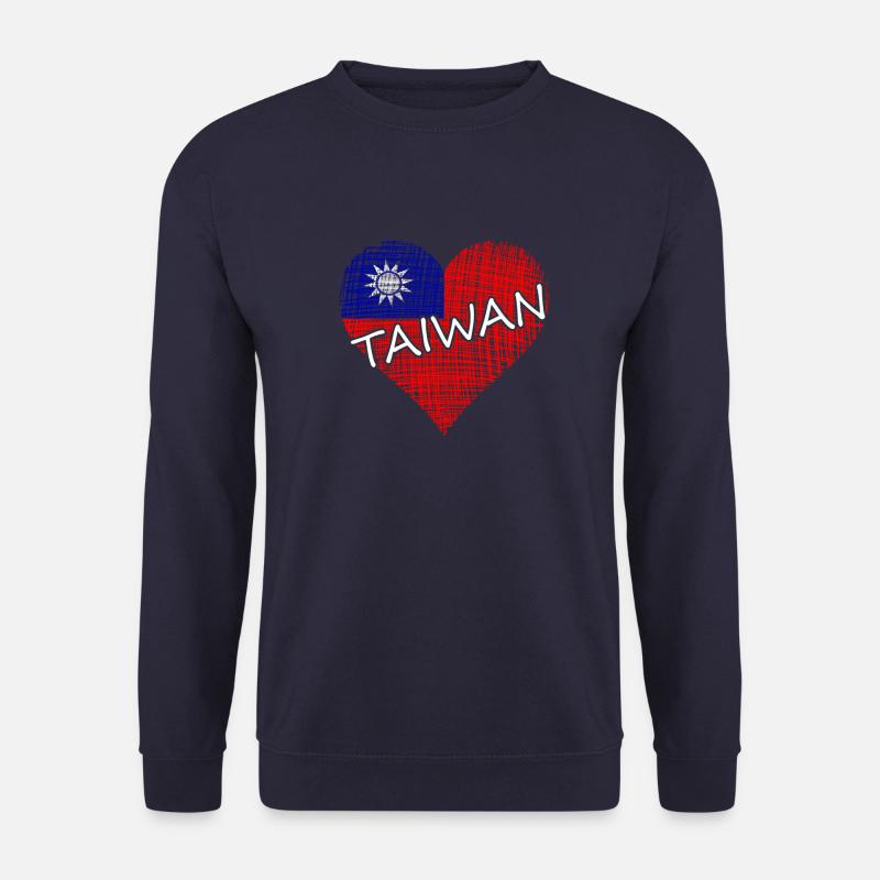 Taiwan Heart - Unisex Pullover - Navy