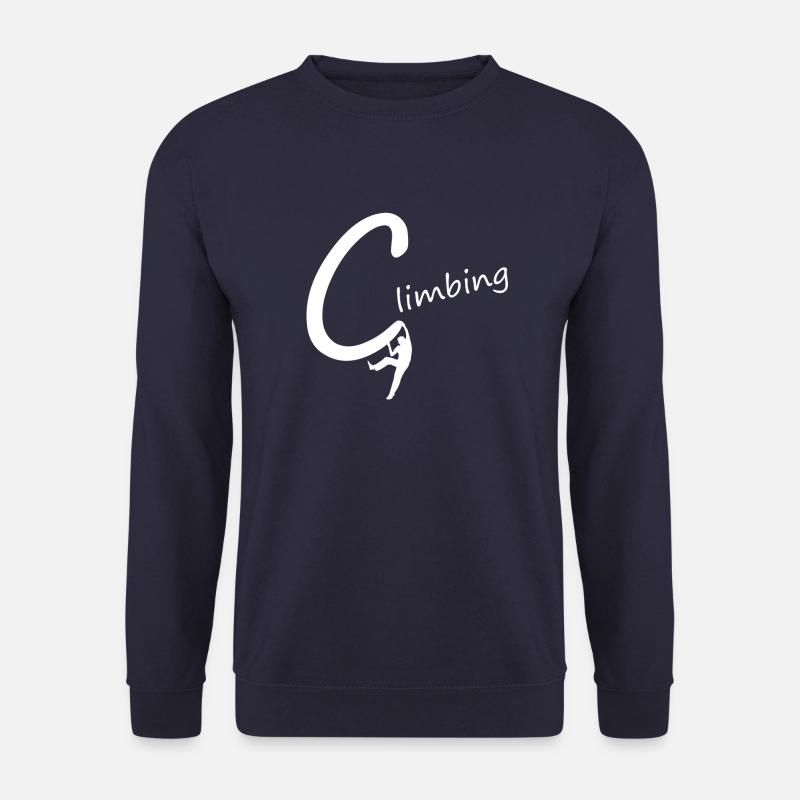 climbing klettern - Unisex Pullover - Navy