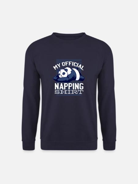 Mittagsschlaf Panda Nickerchen - Unisex Pullover - Navy