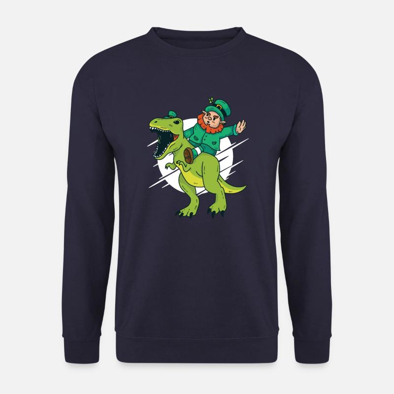 Dwarf rides Dino - Unisex Sweatshirt - navy
