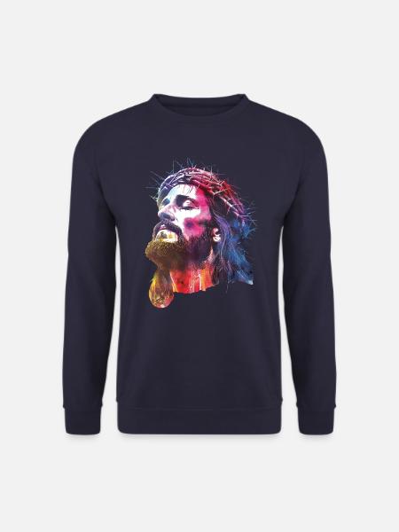 Jesus - Unisex Sweatshirt - navy