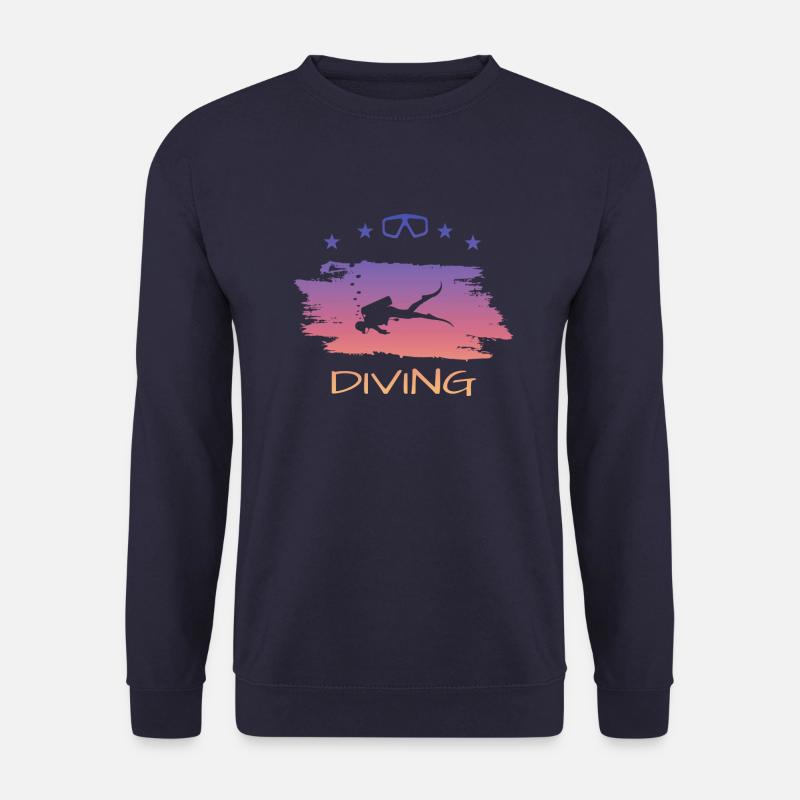 Tauchen Taucher diving tauchen Dive - Unisex Pullover - Navy