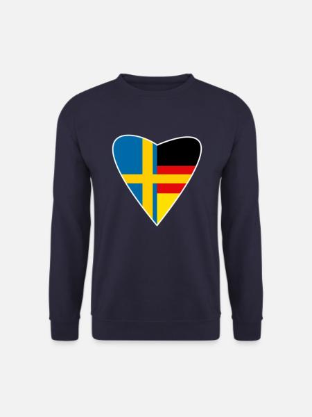 Schweden Schwedin Deutsch-Schwede Geschenk - Unisex Pullover - Navy