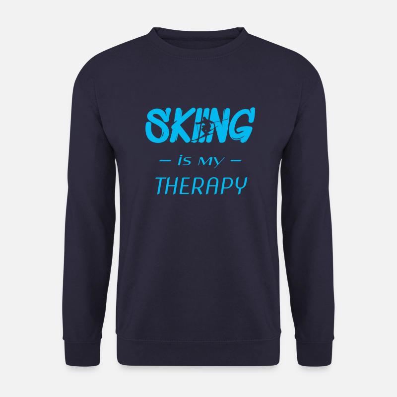 Skiing - Unisex Pullover - Navy
