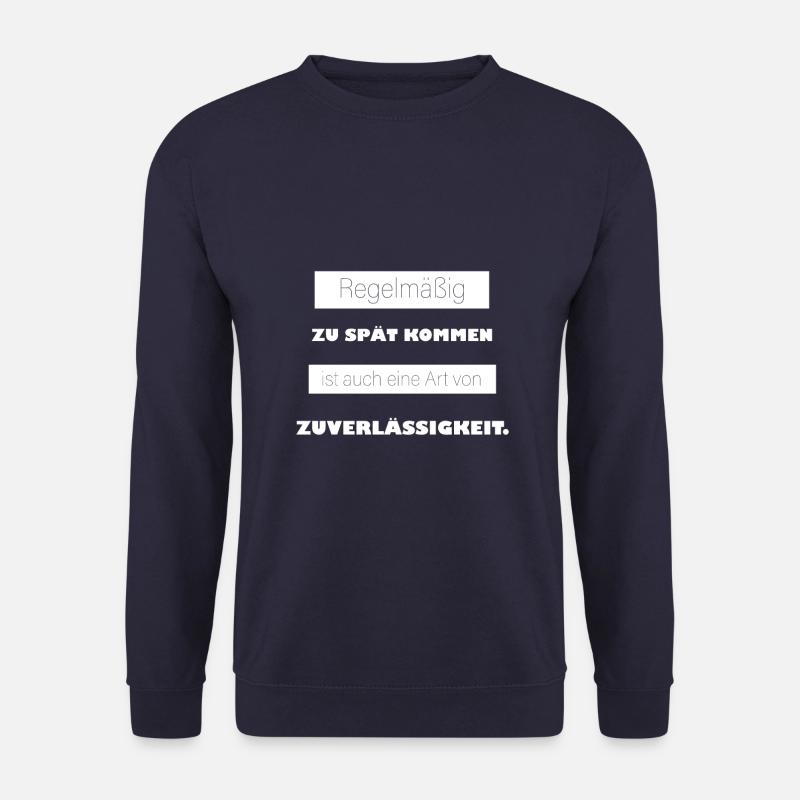 Zu Spät Kommen - Unisex Pullover - Navy