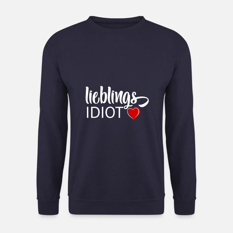 Favorite idiot - Unisex Sweatshirt - navy