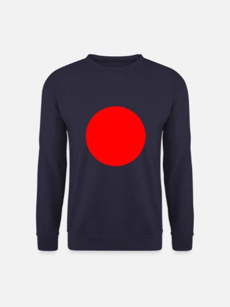 Red circle - Unisex Sweatshirt - navy