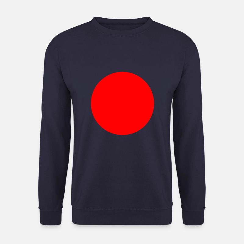 Red circle - Unisex Sweatshirt - navy