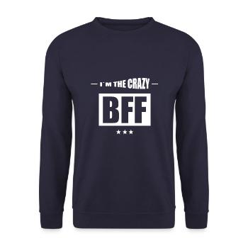 BFF - Unisex Pullover - Navy - Vorne - Alina (178cm) & Michal (187cm)