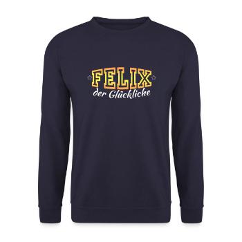 Felix - Unisex Pullover - Navy - Vorne - Alina (178cm) & Michal (187cm)