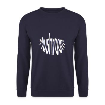 champignon - Sweat-shirt Unisexe - marine - Devant - Alina (178cm) & Michal (187cm)