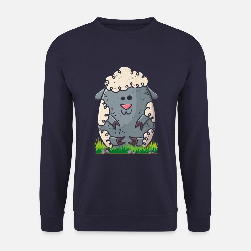 Joyeuse Pâques Oeuf Mouton - Sweat-shirt Unisexe - marine