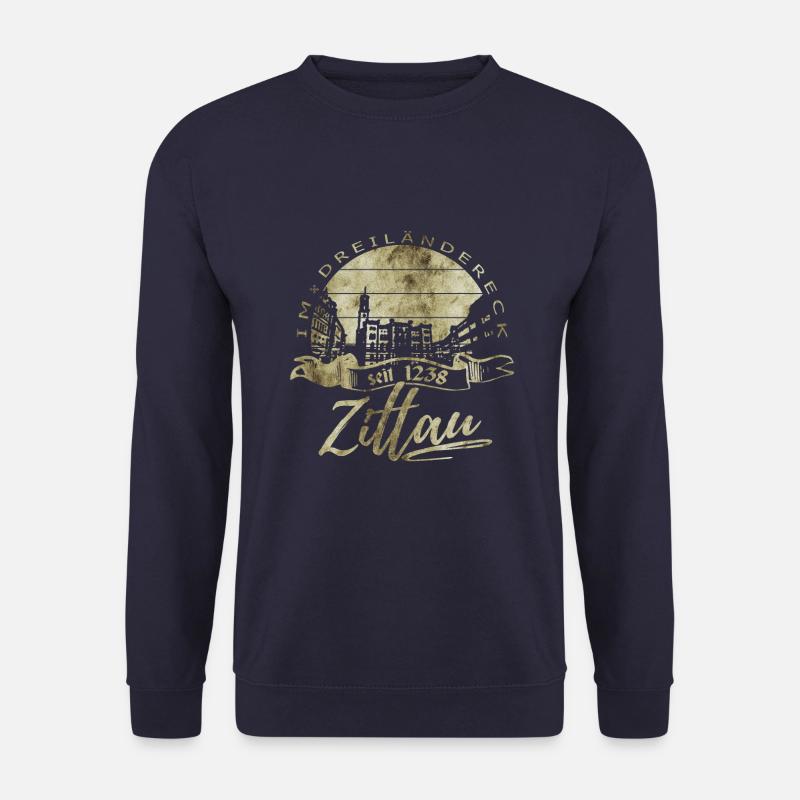 Zittau im Dreiländereck - Unisex Pullover - Navy