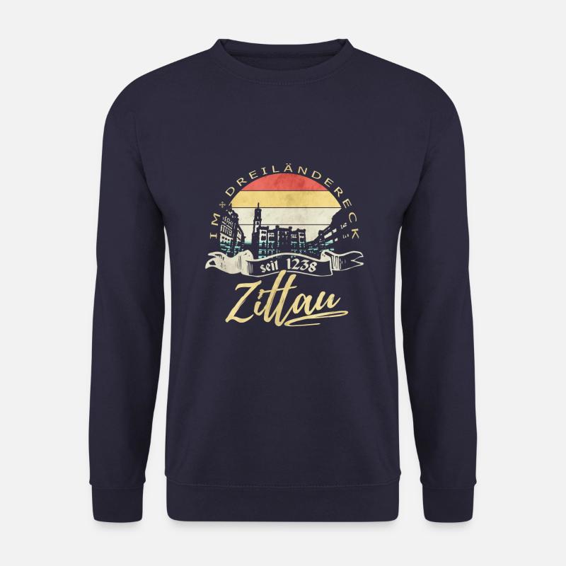 Zittau im Dreiländereck - Unisex Pullover - Navy