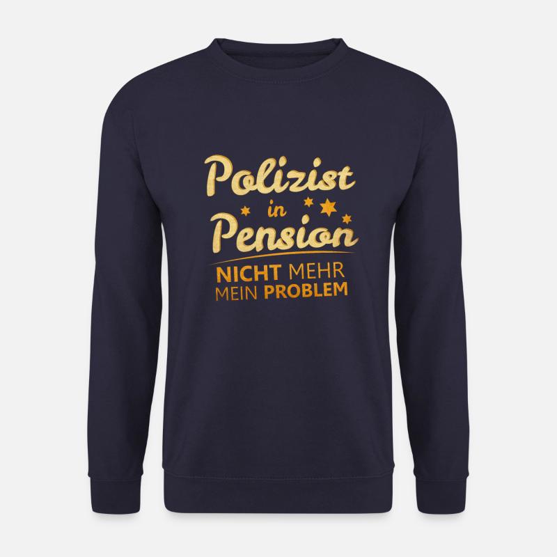 Polizist Ruhestand Rente - Unisex Pullover - Navy