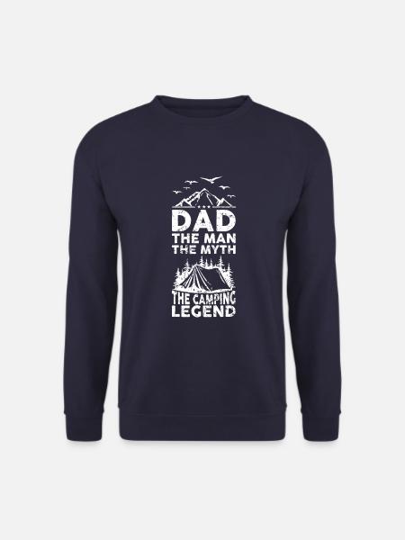 Dad The Man The Myth - Unisex Sweatshirt - navy