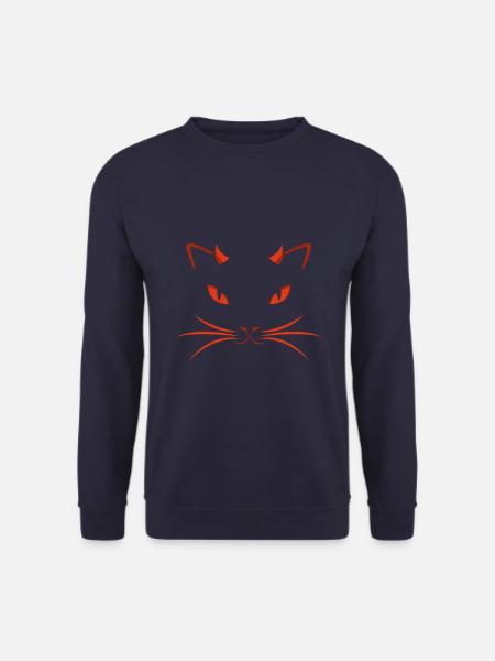 Devil Cat - Unisex Sweatshirt - navy