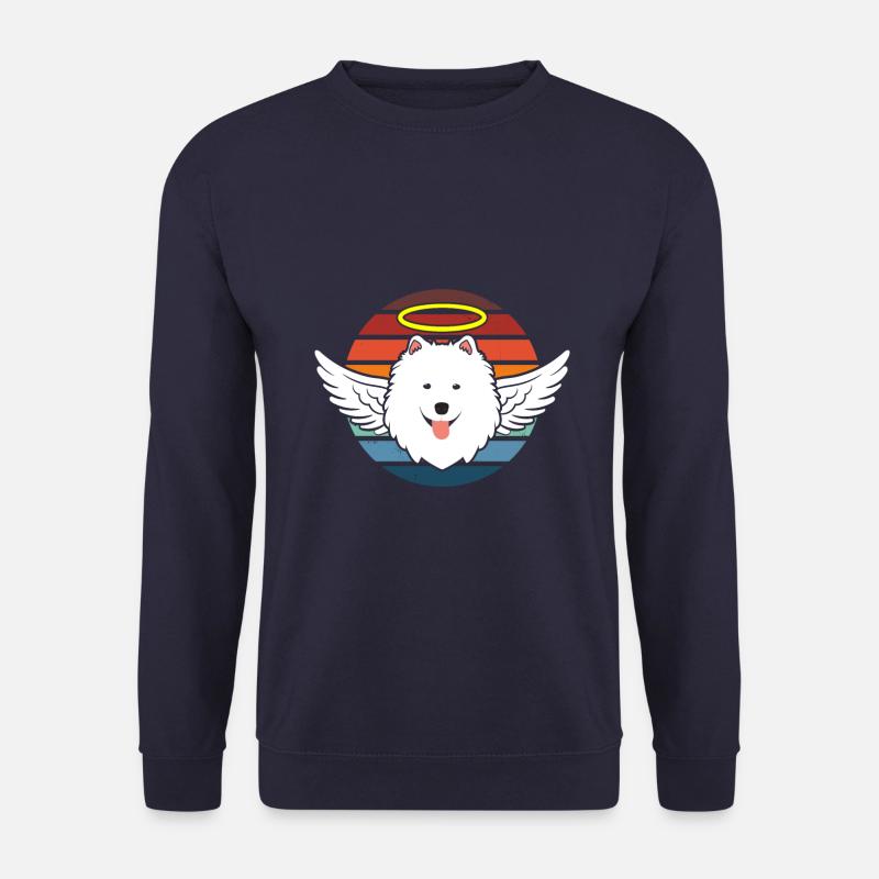 Engelshund Retro - Unisex Pullover - Navy