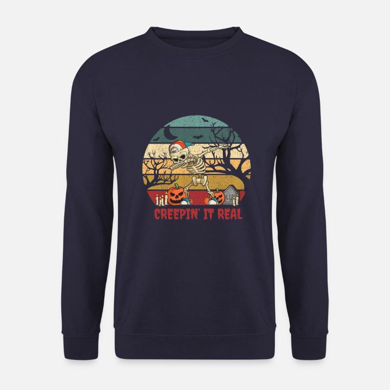 Creepin it real - Unisex Pullover - Navy
