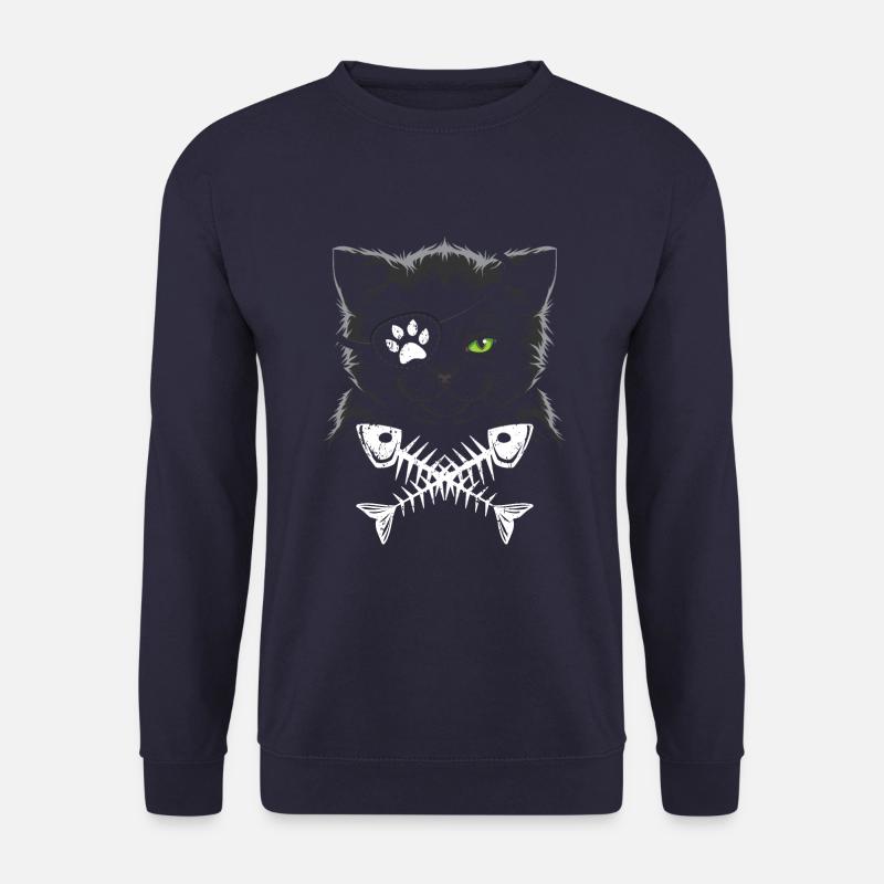 Piratenkatze - Unisex Pullover - Navy