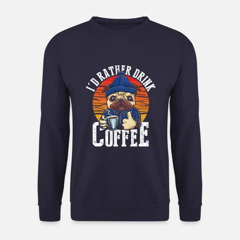 Ich Trinke Lieber Kaffee - Unisex Pullover - Navy