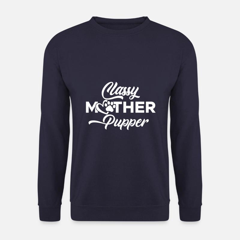 Noble mère chiot - Sweat-shirt Unisexe - marine