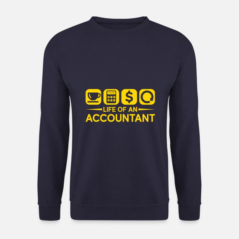 Das Leben Eines Buchhalters - Unisex Pullover - Navy