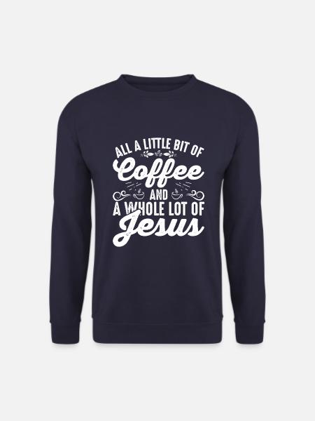 Alles Ein Bisschen Kaffee - Unisex Pullover - Navy