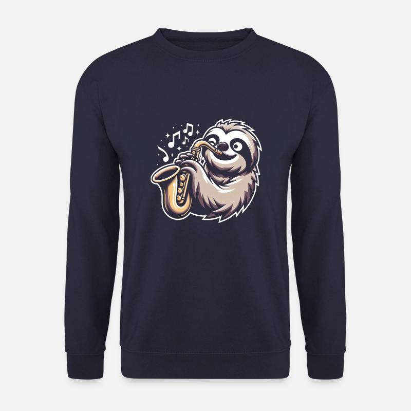 Saxophon - Unisex Pullover - Navy