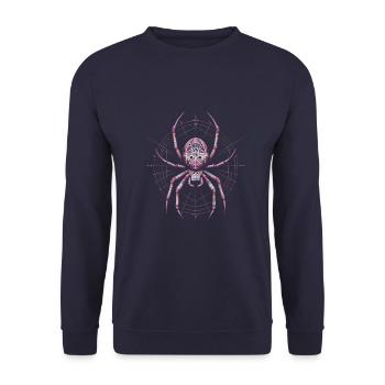 Araignée - Sweat-shirt Unisexe - marine - Devant - Alina (178cm) & Michal (187cm)