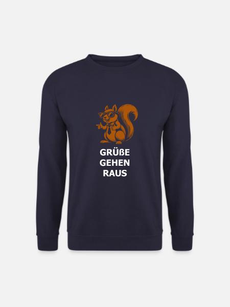 freches Eichhörnchen - Unisex Pullover - Navy