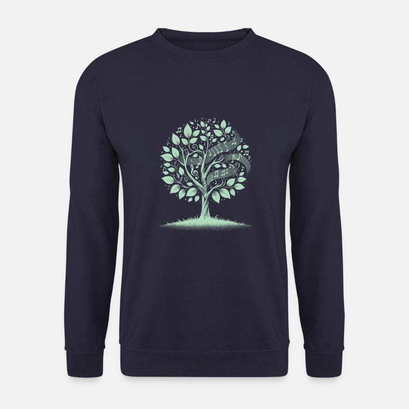 Tree Music - Unisex Sweatshirt - navy
