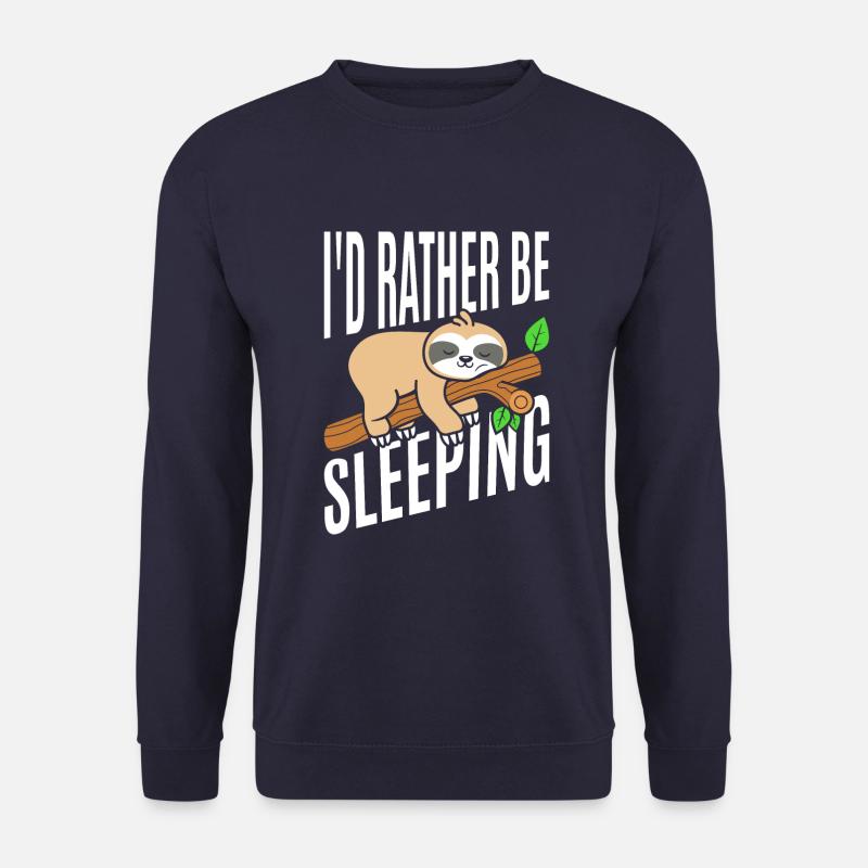 I'd rather sleep t-shirt - Unisex Sweatshirt - navy