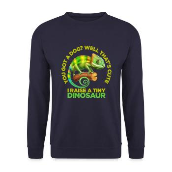 Tu as un chien bon, c’est mignon - Sweat-shirt Unisexe - marine - Devant - Alina (178cm) & Michal (187cm)