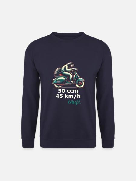 Faultier Roller - Unisex Pullover - Navy