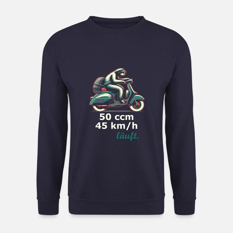 Faultier Roller - Unisex Pullover - Navy