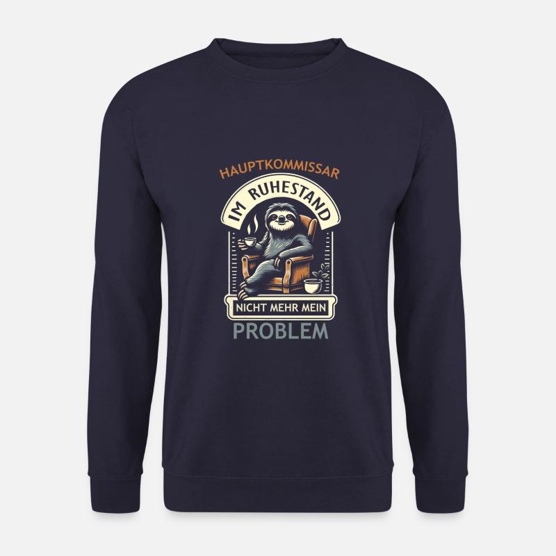 Ruhestand Polizeihauptkommissar - Unisex Pullover - Navy