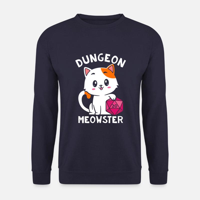Dungeon Meowster - Unisex Sweatshirt - navy