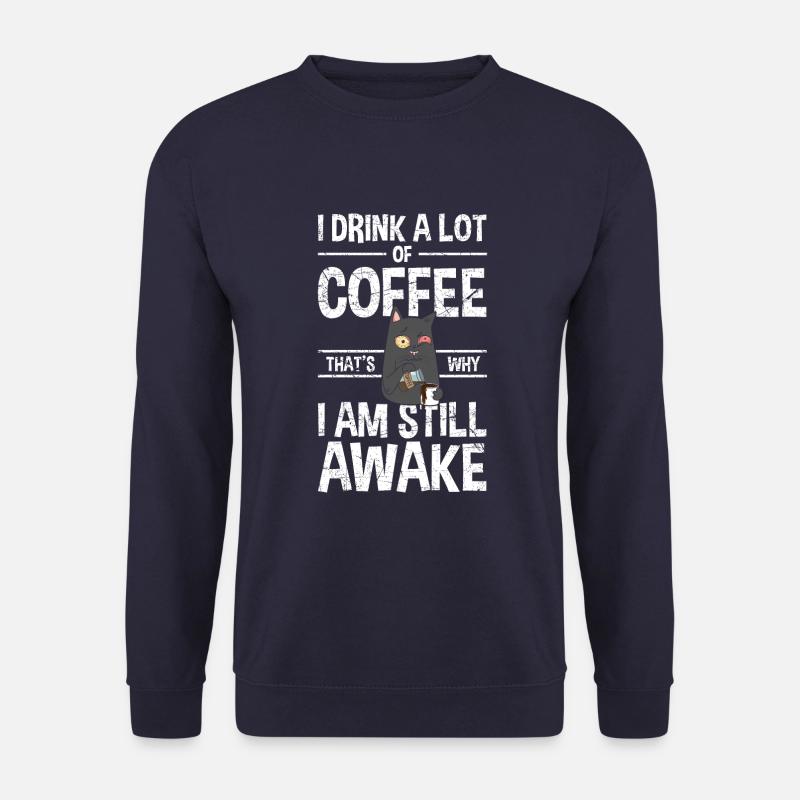 Ich Trinke Viel Kaffee - Unisex Pullover - Navy