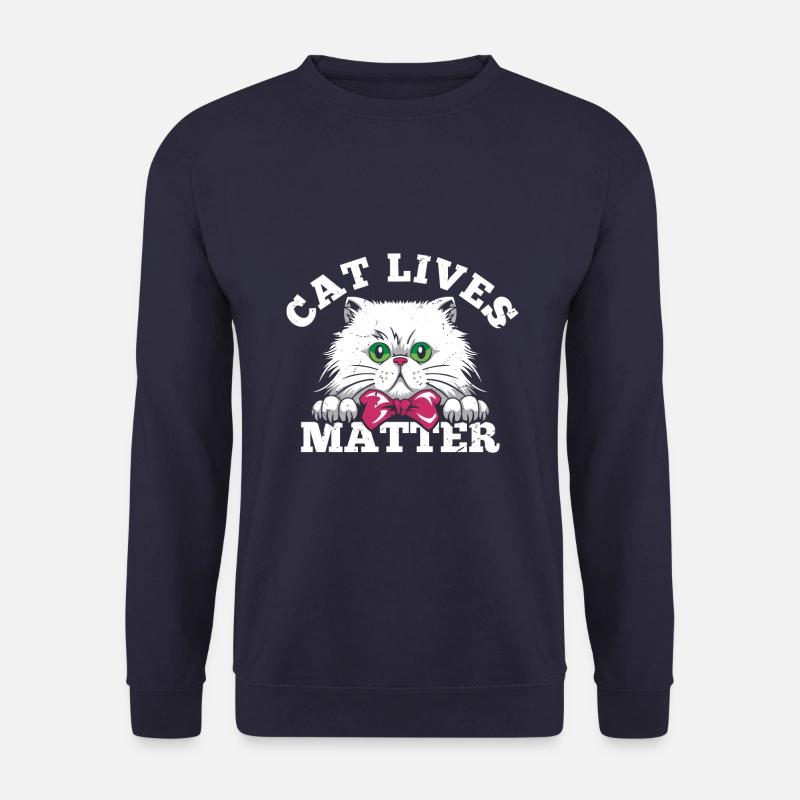 Compter la vie des chats - Sweat-shirt Unisexe - marine