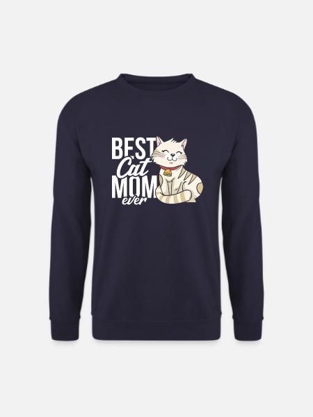 Best Cat Mom Ever - Unisex Sweatshirt - navy