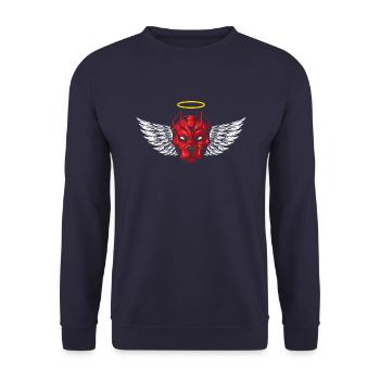 Devil Cane Corso T-shirt pour chien - Sweat-shirt Unisexe - marine - Devant - Alina (178cm) & Michal (187cm)