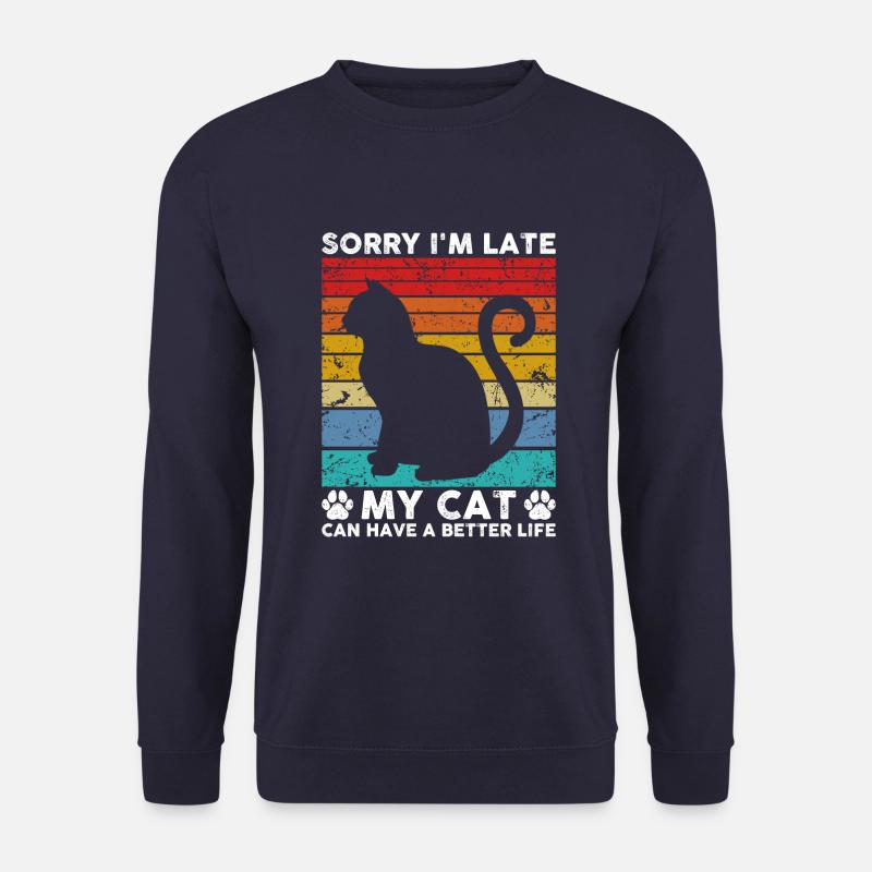 Sorry, I'm late - Unisex Sweatshirt - navy